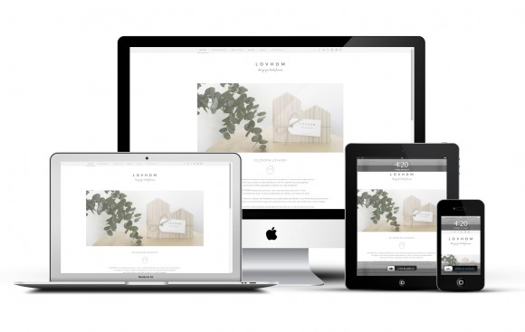Nuevo diseño web: studio + blog + shop. In my lovely home se convierte en LOVHOM